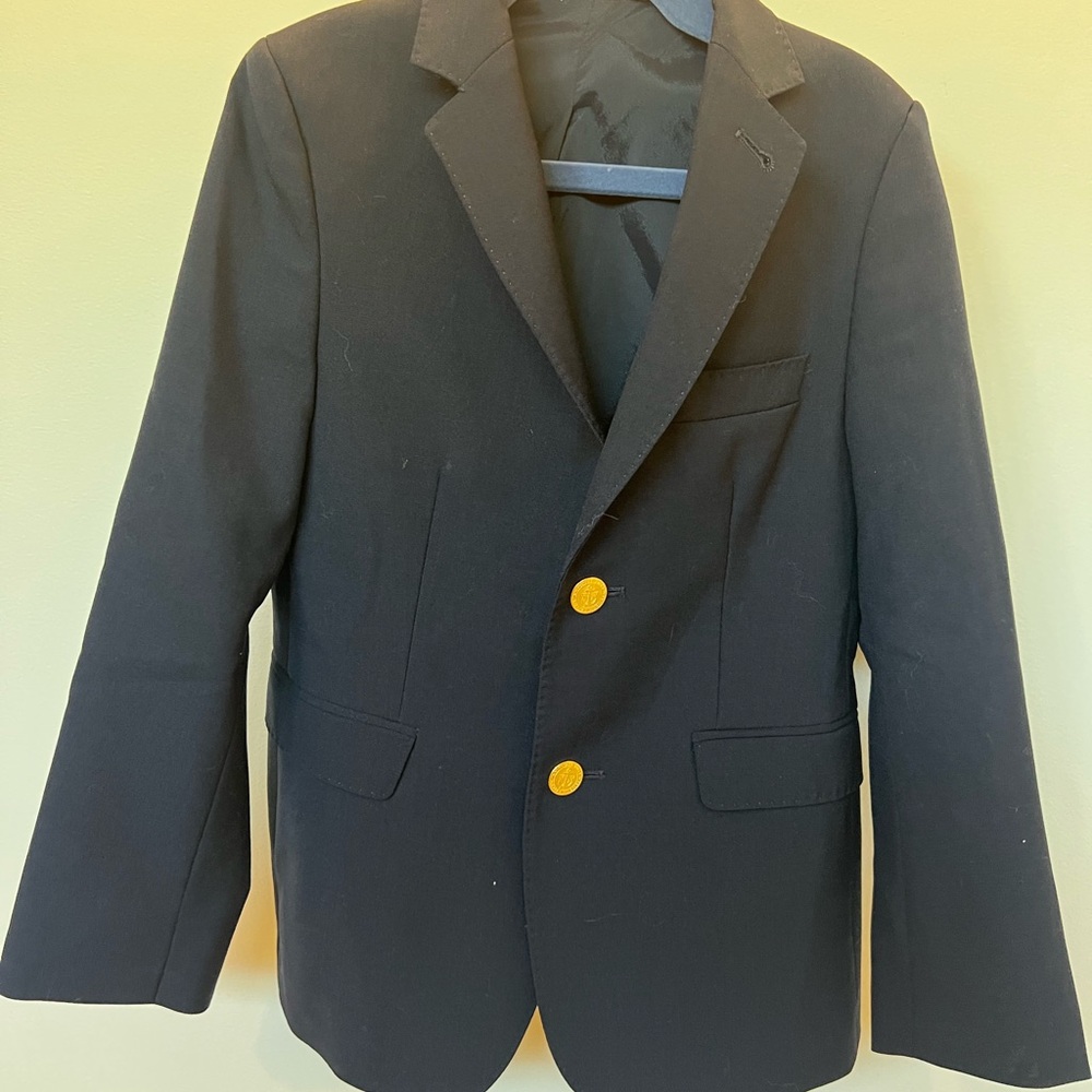 Vineyard Vines Classic Navy Blazer with Gold Buttons